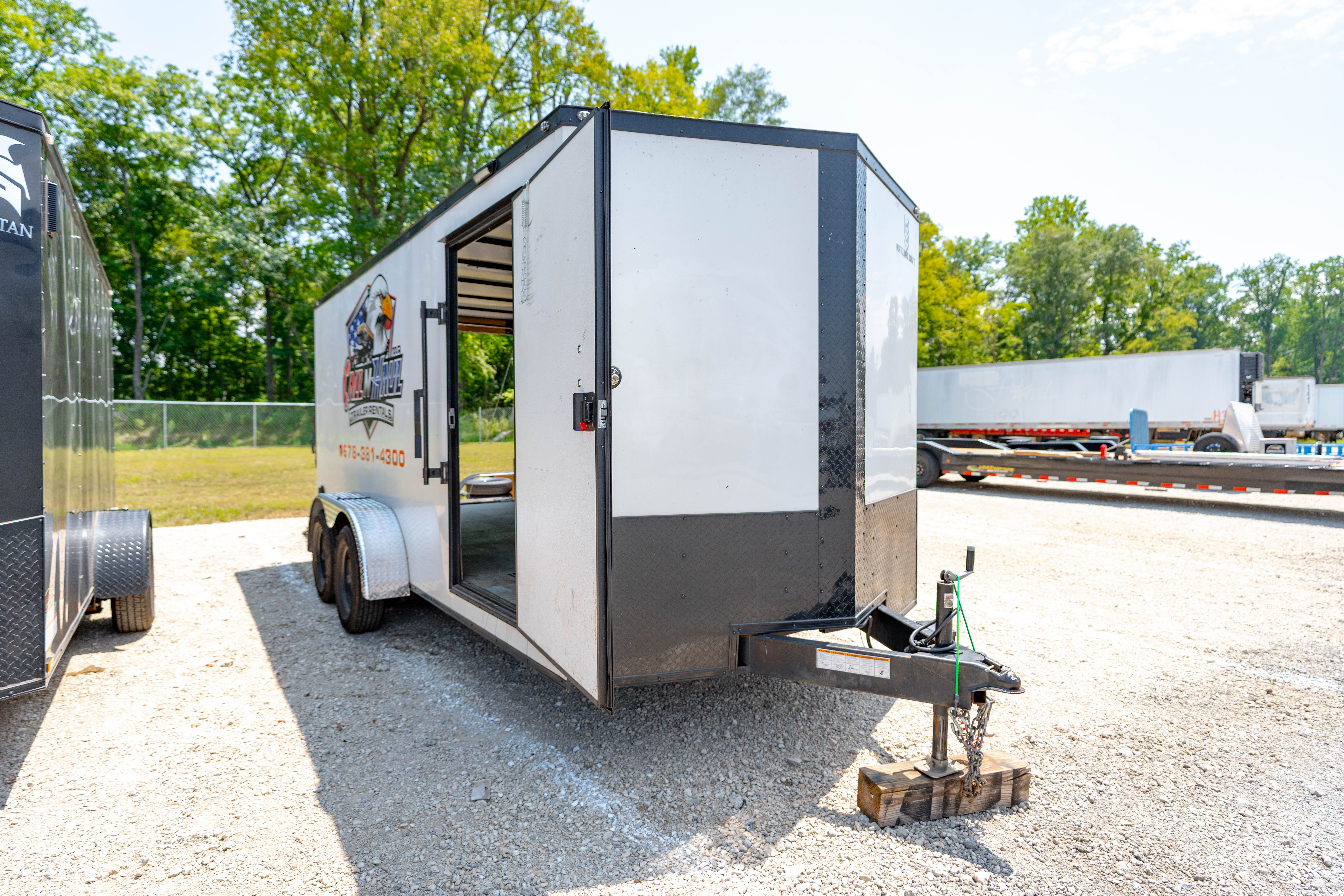7x16 Enclosed Trailer - 4,500 lbs capacity enclosed trailer - Image 1
